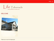 Tablet Screenshot of lifetabernacleministries.com